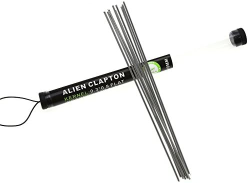 AIWUJIN 10 Pcs (1 Box) 118 Mm Flat Kernel 32ga Kanthal A1 Flat Wrapped 32ga A1wire (Alien clapton)