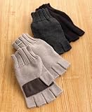 Apparel : Calvin Klein Knit Fingerless Gloves