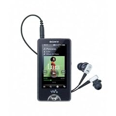 Sony Walkman NWZ X 1050  MP3-/Video-Player 16 GB (7,6 cm (3 Zoll) OLED-Display, UKW-Radio, WiFi, Podcast, USB 2.0) schwarz