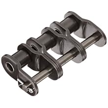 Morse 100-3 O/L Standard Roller Chain Link, ANSI 100-3, 3 Strands, Steel, 1-1/4" Pitch, 0.75" Roller Diamter, 3/4" Roller Width, 8500lbs Average Tensile Strength