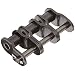 Morse 100-3 O/L Standard Roller Chain Link, ANSI 100-3, 3 Strands, Steel, 1-1/4" Pitch, 0.75" Roller Diamter, 3/4" Roller Width, 8500lbs Average Tensile Strength