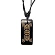 Harmony, Majove Tribal Wooden Pendant on Adjustable Cord Necklace