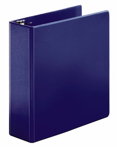 Cardinal 11647 Heavyweight Vinyl Slant-D Ring Binder, 3 Cap., Navy