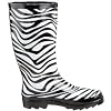 Shoehorne - Ladies Animal Print Black and White Zebra Wellies Rain boots Womens Wellingtons - Size 5-9 UK
