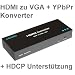 HDMI zu VGA YPbPr Konverter Converter 1080P FullHD