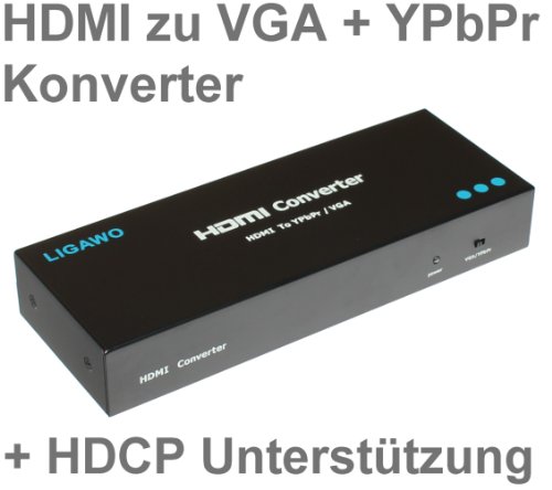 HDMI zu VGA YPbPr Konverter Converter 1080P FullHD