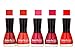 Fashion Bar Nail Polish in Redish Brown,Orange,Shimmer Pink Mazanta,Dark Orange Shades Combo RS.279.00