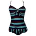 Bikini Set Tankini Navy Stripes