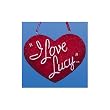 I Love Lucy Double Sided Resin Beaded Heart Ornament