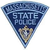 USA Emergency Services Embroidered Iron on Patch - 50 State Police Collection - Massachusetts State Police Applique
