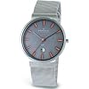 Skagen Herrenarmbanduhr Slimline Stahl 351LSSMO