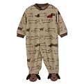 Newborn Boys' Just One Year Puppy Fleece SNP - Brown