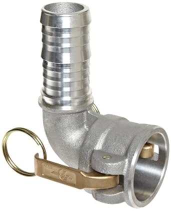 elbow brass coupling fitting pt aluminum camlock hose cam coupler groove hb 15cl cl degree series fittings shank arms