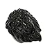 Trendsmax Mens Ring 316L Stainless Steel Roaring Lion King Engraved Carved Vintage Black Tone