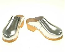 Berlin-Clogs Lack Clog, Farbe: silber