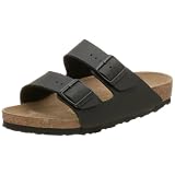 Birkenstock Arizona Birko-Flor Sandal,Black Birko-Flor,40 Narrow EU