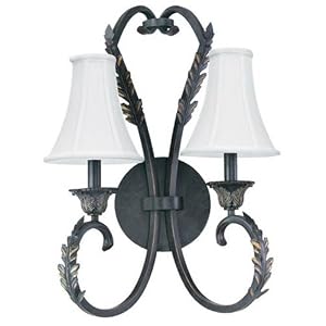 Pompeii Wall Sconce in Sable Bronze