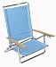 High Back 5 Position Beach Chair Turquoise