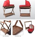 UPPAbaby Vista Bassinet Stand, Walnut