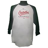 Orioles Raglan 3/4 sleeve T-shirt by Majestic