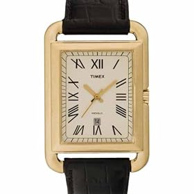 Timex Men's Classic Dress Black Leather Strap Watch #T2K641