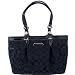 Coach Black Signature Gallery 12CM East West Tote Handbag 15146