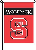 North Carolina State Wolfpack 2-Sided Garden Flag Set W/ #11213 Garden Pole - NCAA