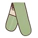 Natural Elements Green Cotton Double Oven Glove