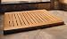 New Grade A Teak Wood Outdoor Large Size 30"x24" Door Shower Spa Bath Floor Mat