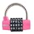 Wordlock PL-001-PK 5-Dial Padlock, Pink