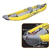 キャプテンスタッグ(CAPTAIN STAG) ストレイトエッジ2 カヤック ポンプ付 イエロー MC-1422