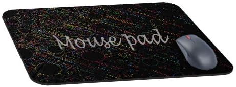 Standard Mouse Pads for Optical/ Trackball Mouse Thickness Mousepads with Colorful Universe Simon C Page Pattern Anti-Slip in 260x210x3MM(10"X8")