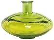 Spanish Large Recycled Lime Green Glass Vase 12"H 14"D