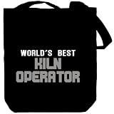 World's Best Kiln Operator Occupations Tote Bag (Black, Canvas, Unisex)