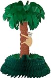Centerpiece-11 inch Palm Tree/Monkey 1 pc