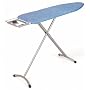 Brabantia Ironing Board 124x38cm, 22mm Frame, Luberon Blue/ Steam Iron Rest