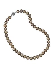 16" Taupe Cultured Freshwater Pearl Necklace