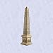Egyptian obelisk statue Golden replica sculpture new Ra