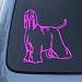 AFGHAN - Dog - Vinyl Car Decal Sticker #1481 | Vinyl Color: Pink