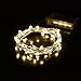 YINUO LIGHT LED SopoTek 13ft 40 LEDS Starry Lights Fairy Lights Copper LED Lights Strings AA Battery Powered Ultra Thin String Wire 40 Leds Warm white