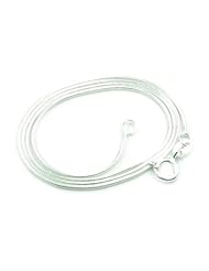 SilverAmber Beautiful Real 925 Sterling Silver Snake Chain 0.9 MM