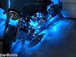 36-LED Motorcycle Road Coverage Accent Light Kit COLOR: BLUE
