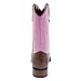 SmartFit Girls' Pink Tan Girls' Square Toe Western Boot 3 Regular