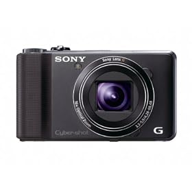 Sony DSCHX9VB Cyber-shot Digital Still Camera - Black (16.2MP, 16x Optical Zoom) 3 inch LCD