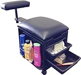 Dina Meri 2318 Pedicure Station Pedicure Stool with Back Support