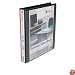 UNIVERSAL OFFICE PRODUCTS Economy D-Ring Vinyl View Binder, 1in Capacity, White