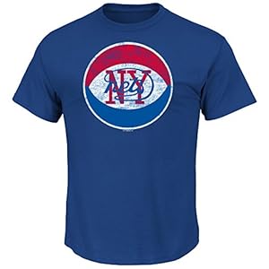 NBA New York Nets 197-77 Men's Weathered Post Up Short Sleeve Basic Crew Neck T-Shirt, Royal, X-Large