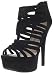 Chinese Laundry Women's Two Stops Platforrm Sandal,Black,7 M US
