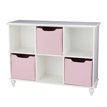 Cottage Cubbie Bookcase - White