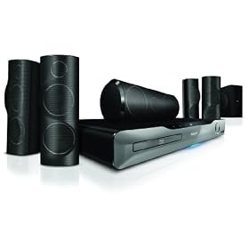 Philips HTS5560/12 Full 3D HD Blu Ray 5.1 Home Cinema System - 1000W